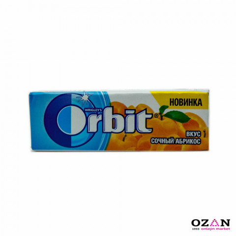 "Orbit" şekersiz sakgyç, erik tagamly şireli erik tagamy 13,6 gr