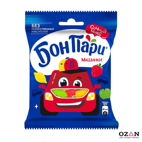 Бон Пари - Çeýnelýän marmelad Maşynjyklar 75 gr