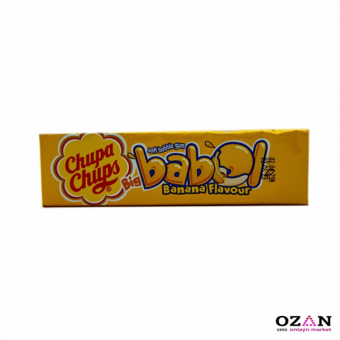 "Chupa chups"  банановая жвачка Big babol 21gr