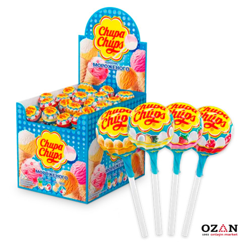 Chupa Chups - Karamel süýji doňdurma tagamly,12 gr 