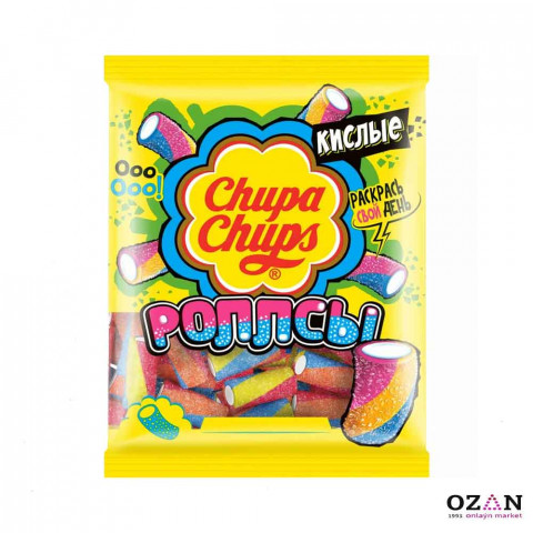 "Chupa-chups" Роллсы мармелад жевательный кислые 150 г