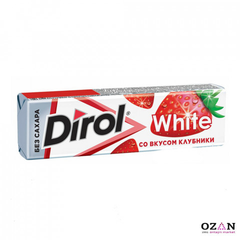 "Dirol" White sakgyç ýertudana tagamly 13.6 gr