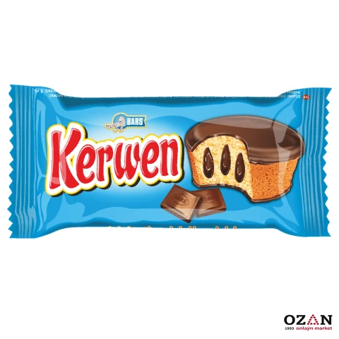 Bars "Kerwen"- Şokoladly keks, 35 gr