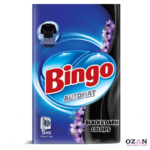 "Bingo" Стиральный порошок Черный и темные цвета автомат 5 кг