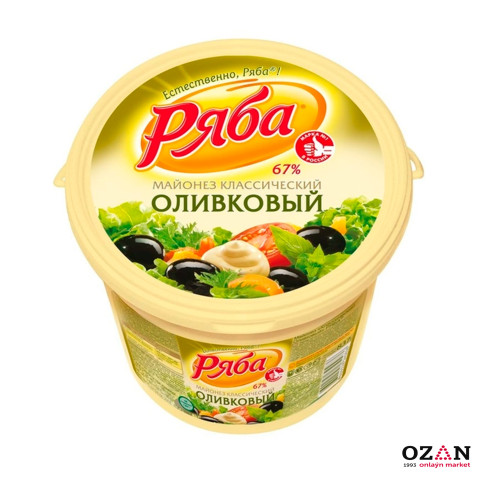 Ряба -  Maýonez Zeýtunly 67%, 800 gr