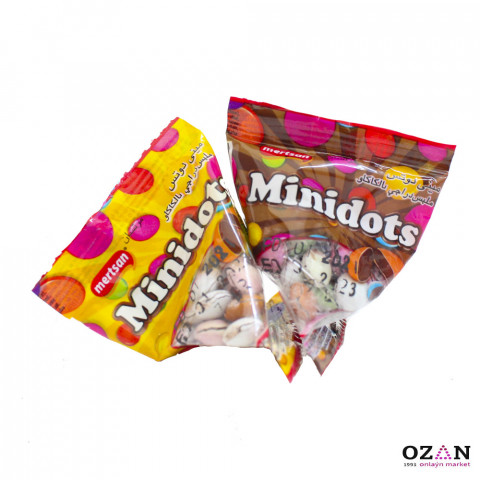 "Minidots" şokolad örtülen draže süýji  5 gr