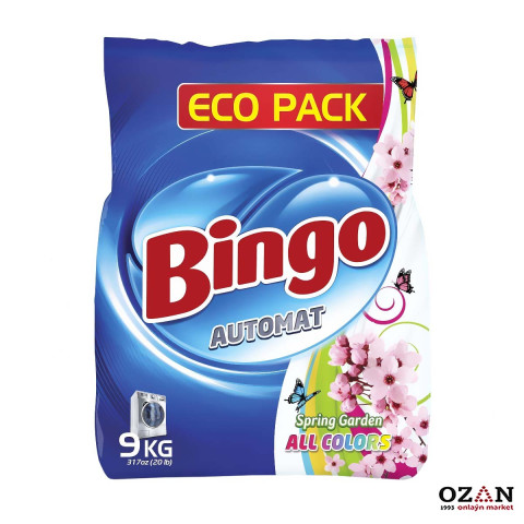 Bingo - Spring Garden egin-eşik ýuwujy serişde 9 kg