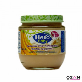 HERO BABY Hero Baby Food Jar Banana & Yoghurt 125 gr